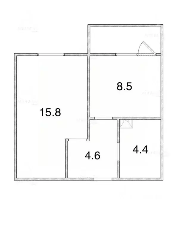 1-к кв. Санкт-Петербург просп. Маршака, 24к1 (33.3 м) - Фото 1