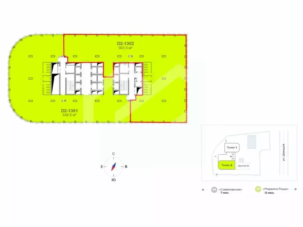 Помещение свободного назначения в Москва ул. Двинцев, 3С1 (904 м) - Фото 2