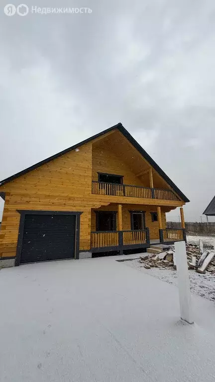 Дом в Хомутово, улица Евдокии Волынкиной, 4 (220 м) - Фото 0