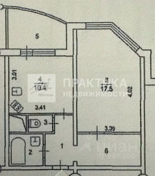 1-к кв. Московская область, Химки ул. Панфилова, 1 (41.4 м) - Фото 2