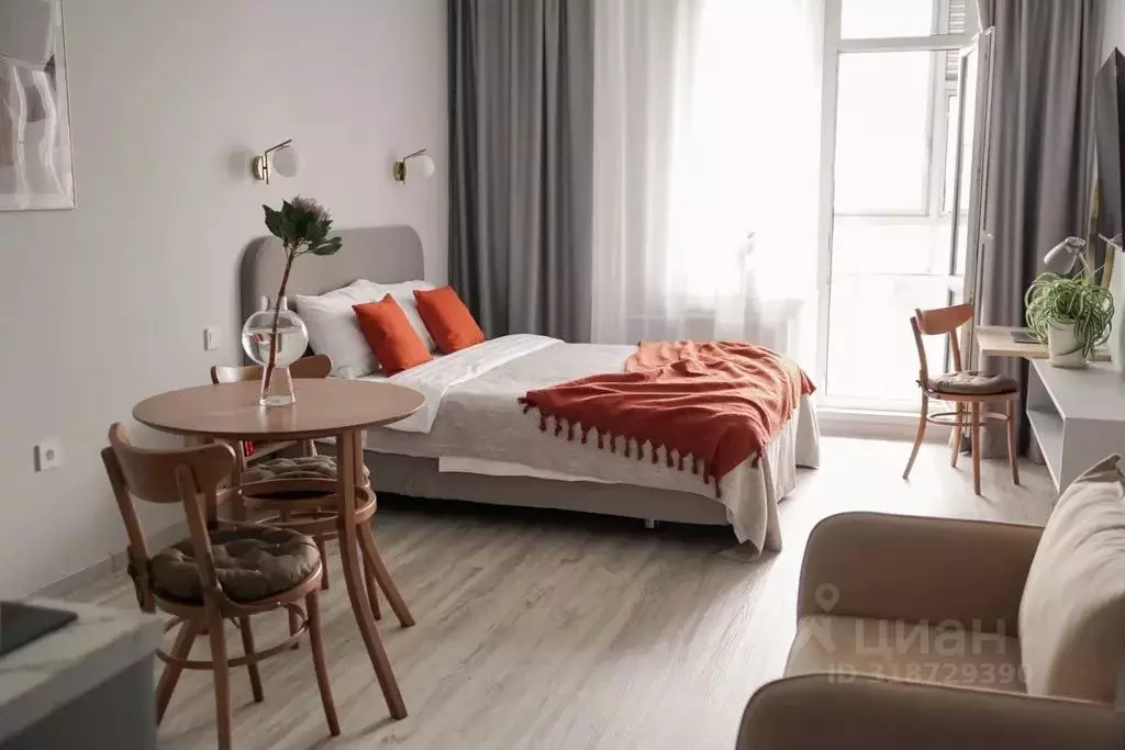 Студия Санкт-Петербург Богатырский просп., 2А (29.0 м) - Фото 1