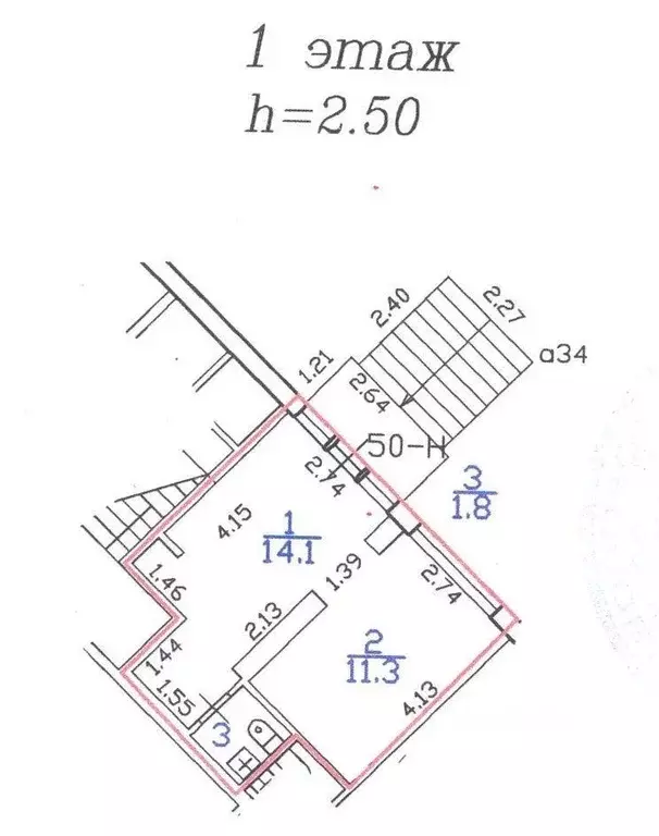 Торговая площадь в Санкт-Петербург ул. Есенина, 8К1 (27 м) - Фото 1