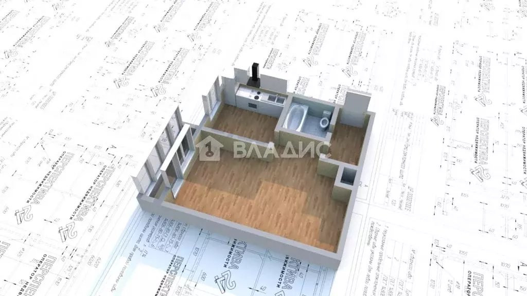 1-к кв. Иркутская область, Ангарск 94-й кв-л, 10 (30.6 м) - Фото 1