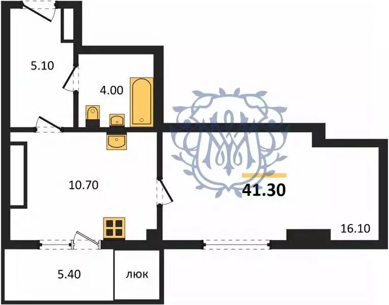 Студия Крым, Симферополь ул. Трубаченко, 21 (41.3 м) - Фото 0