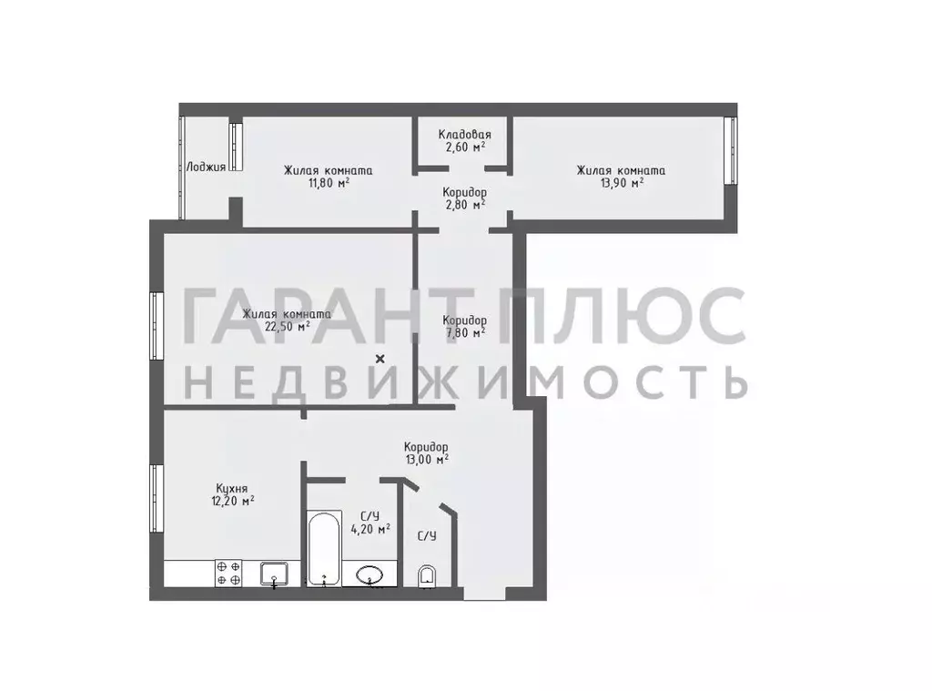 3-к кв. Липецкая область, Липецк ул. Фрунзе, 43 (93.0 м) - Фото 2