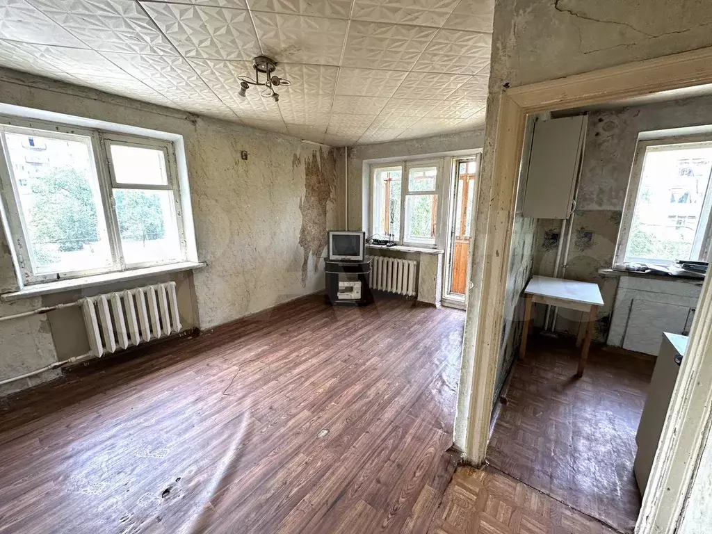 1-к. квартира, 30,8 м, 3/5 эт. - Фото 1