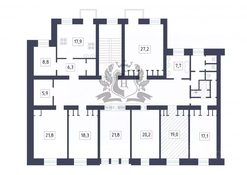 Комната Санкт-Петербург Гаванская ул., 43 (19.0 м) - Фото 1