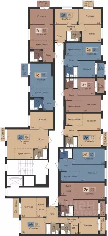 2-к кв. Пермский край, Пермь ул. Оборонщиков, 6 (48.9 м) - Фото 2