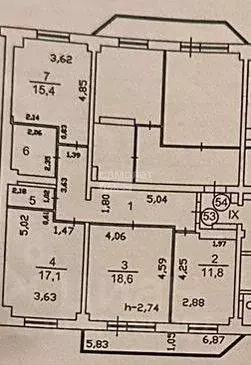 3-к кв. Иркутская область, Иркутск ул. Баумана, 216/2 (91.0 м) - Фото 1