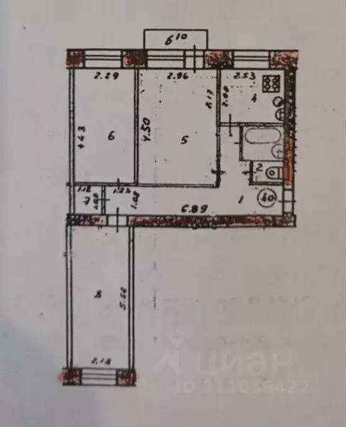 3-к кв. Марий Эл, Йошкар-Ола ул. Кремлевская, 34 (55.0 м) - Фото 0