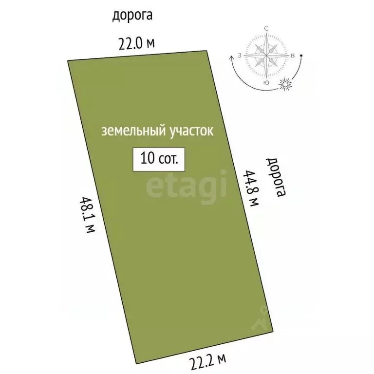 Участок в Свердловская область, Талица  (10.0 сот.) - Фото 2