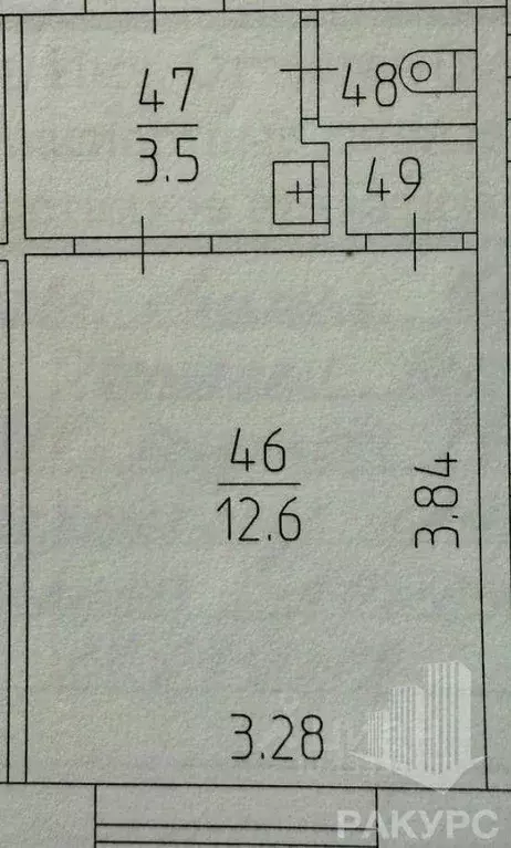 1-к кв. Пермский край, Пермь ул. Пушкина, 108А (17.7 м) - Фото 0