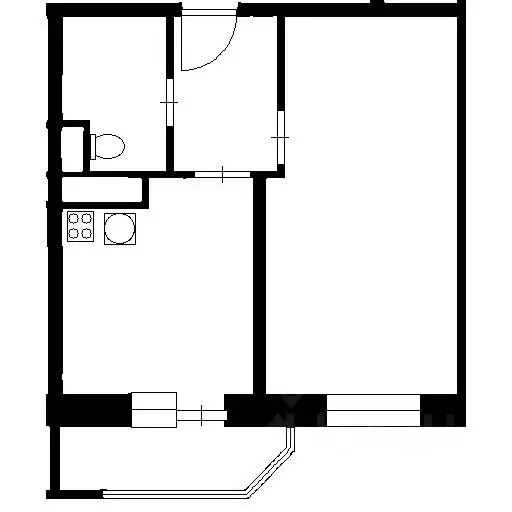 1-к кв. Московская область, Звенигород Одинцовский городской округ, ... - Фото 2