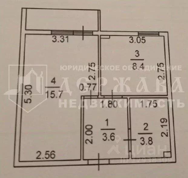 1-к кв. Кемеровская область, Кемерово ул. Юрия Двужильного, 22 (31.5 ... - Фото 1