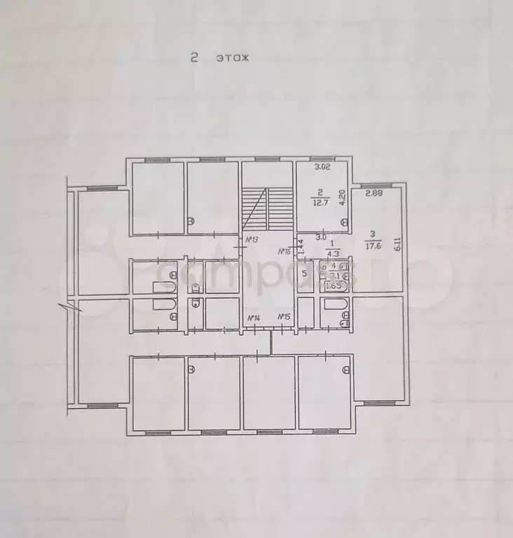 1-к. квартира, 39,4 м, 2/2 эт. - Фото 0