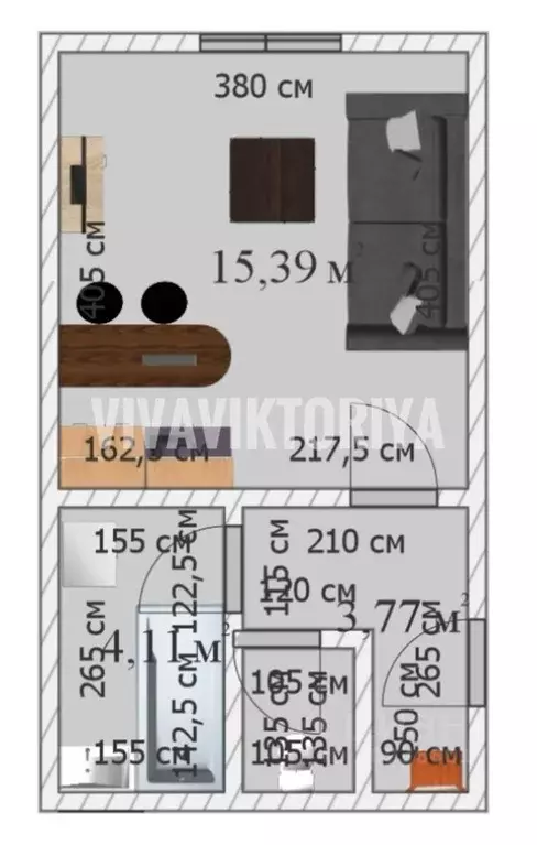 1-к кв. Тыва, Кызыл ул. Калинина, 12 (18.0 м) - Фото 0