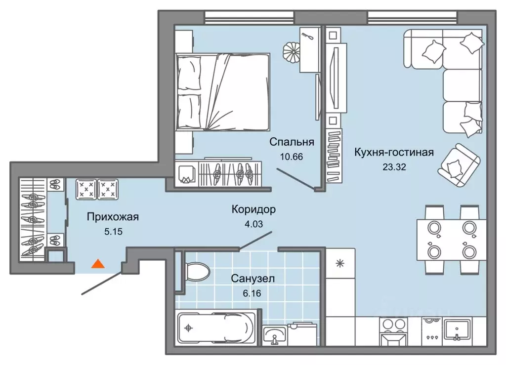 2-к кв. Ульяновская область, Ульяновск Новый Город мкр, Светлые ... - Фото 0