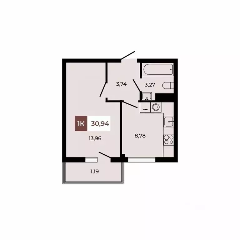 1-к кв. Ростовская область, Аксайский район, Щепкинское с/пос, пос. ... - Фото 1