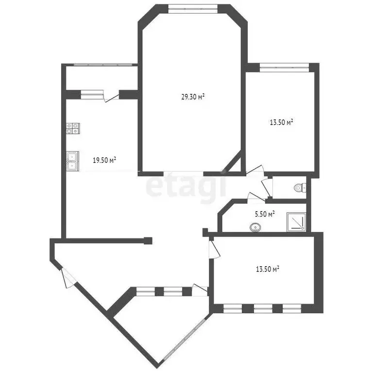 3-комнатная квартира: Тамбов, Советская улица, 56 (111.8 м) - Фото 0