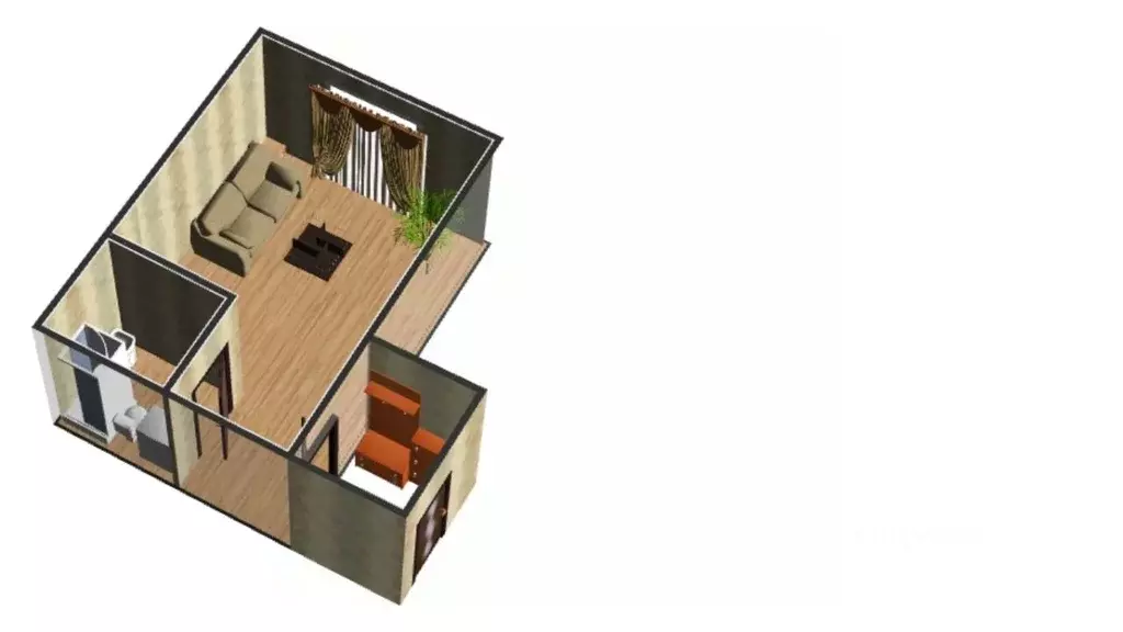 Студия Тверская область, Тверь Головинский пер., 1А (24.0 м) - Фото 2