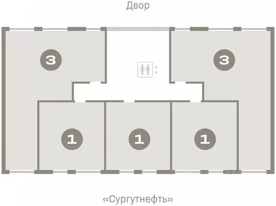 1-к кв. Ханты-Мансийский АО, Сургут 1-й мкр, Нефть жилой комплекс ... - Фото 1