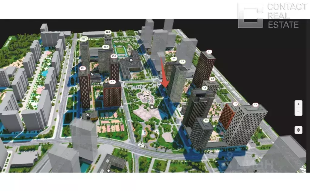 Торговая площадь в Москва Бусиновский Парк жилой комплекс, 2.3 (52 м) - Фото 2