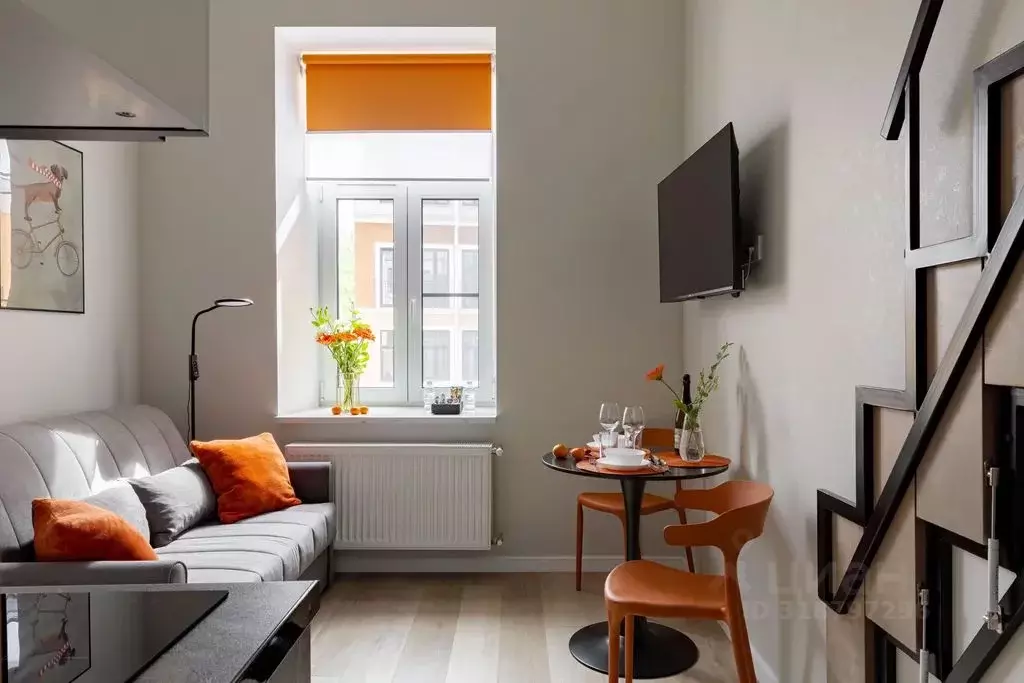 Студия Санкт-Петербург Тележная ул., 21 (20.0 м) - Фото 1