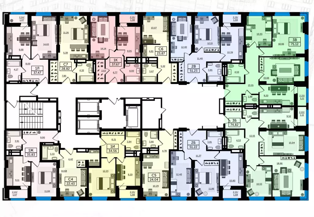 Студия Ростовская область, Ростов-на-Дону  (28.82 м) - Фото 2