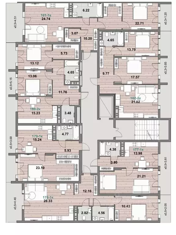 1-к кв. Калининградская область, Зеленоградск ул. Гагарина (70.81 м) - Фото 2