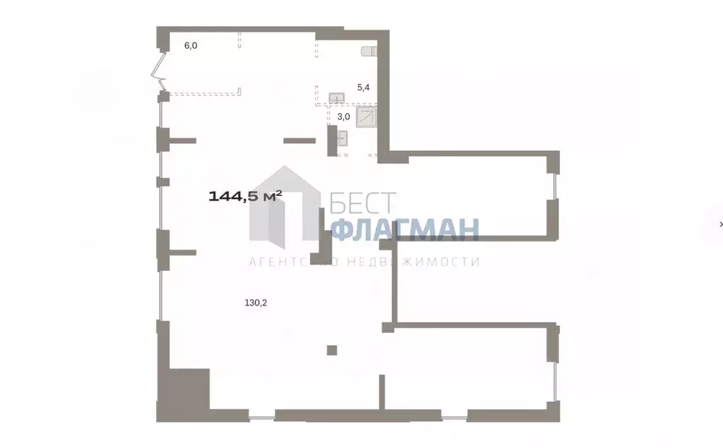 Помещение свободного назначения в Москва Квартал Герцена жилой ... - Фото 2