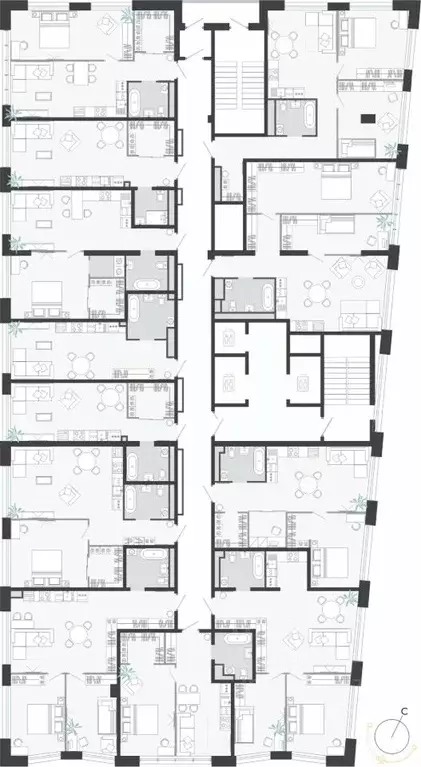 Студия Приморский край, Владивосток ул. Нейбута (69.65 м) - Фото 1