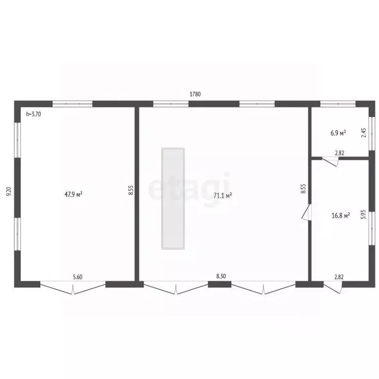 Помещение свободного назначения в Вологодская область, Грязовец ул. ... - Фото 2