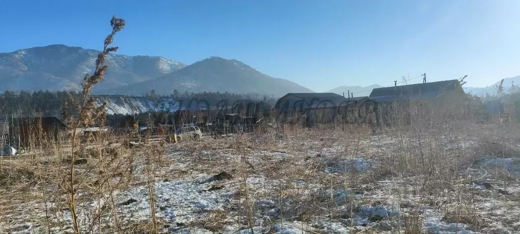 Участок в Алтай, Чемальский район, с. Аюла ул. Солнечная, 4 (9.5 сот.) - Фото 1
