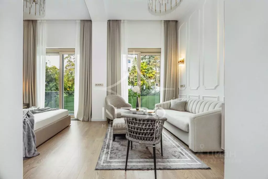 Студия Краснодарский край, Сочи Виноградная ул., 14 (47.0 м) - Фото 0