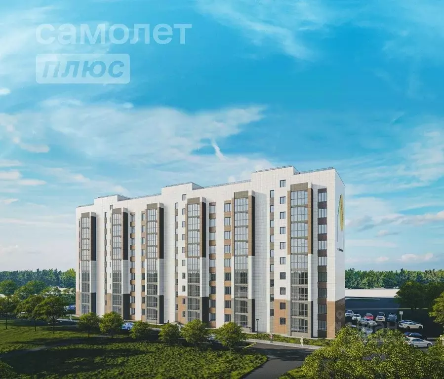 2-к кв. Татарстан, Зеленодольск просп. Строителей, 38Б (56.6 м) - Фото 1