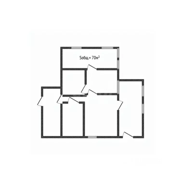 Дом в Брянская область, Почепский район, Краснорогское с/пос, с. ... - Фото 2