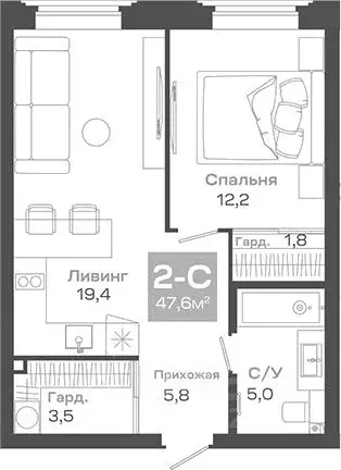 2-к кв. Новосибирская область, Новосибирск Академгородок мкр, ул. Мусы ... - Фото 0