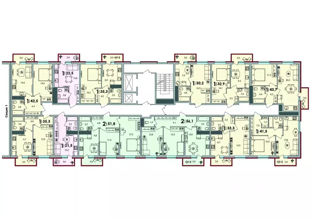 1-к кв. Тверская область, Калининский муниципальный округ, д. Батино ... - Фото 2