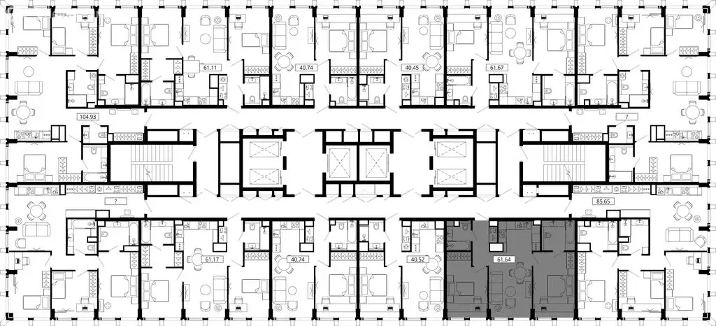 2-комнатная квартира: Москва, 4-я улица Марьиной Рощи, 12к3 (62.39 м) - Фото 0