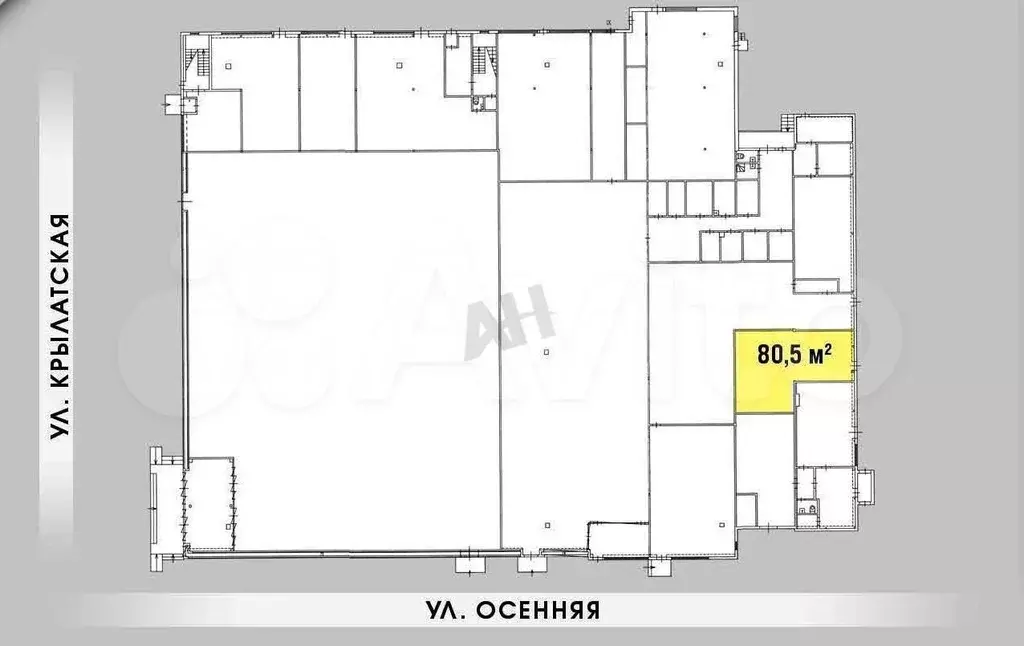 Продажа магазина 80.5 м2 м. Крылатское в зао в - Фото 0