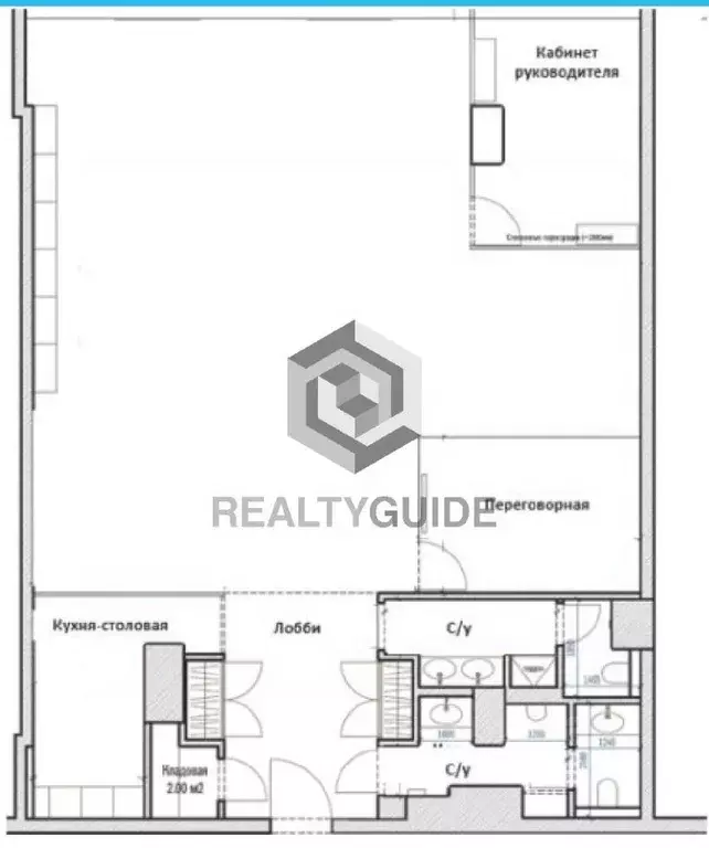 Офис в Москва наб. Пресненская, 6с2 (190 м) - Фото 1