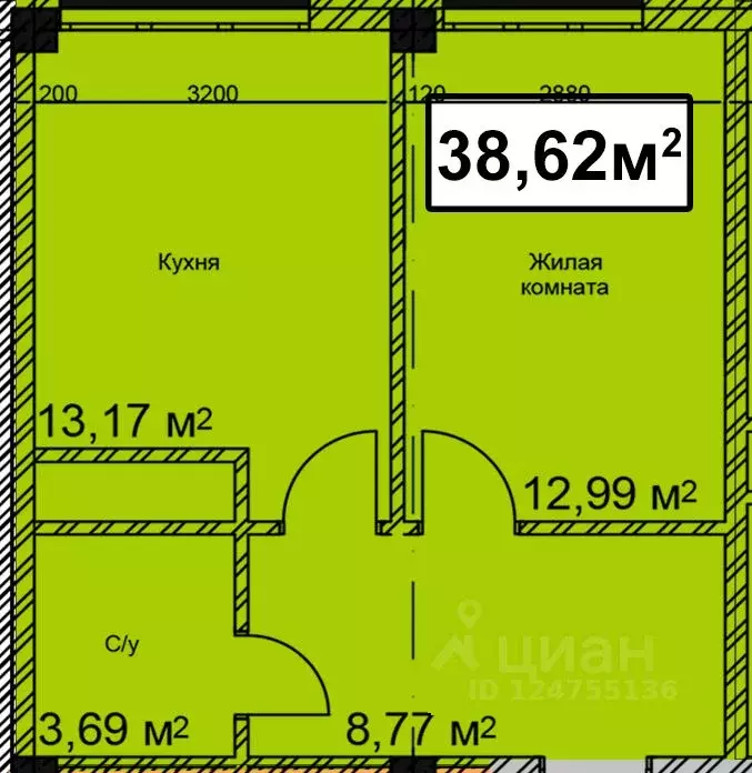 1-к кв. Ставропольский край, Ессентуки ул. Благодатная, 22к2 (38.62 м) - Фото 0