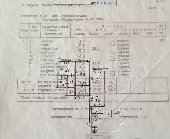 Продам помещение свободного назначения, 73.5 м - Фото 0