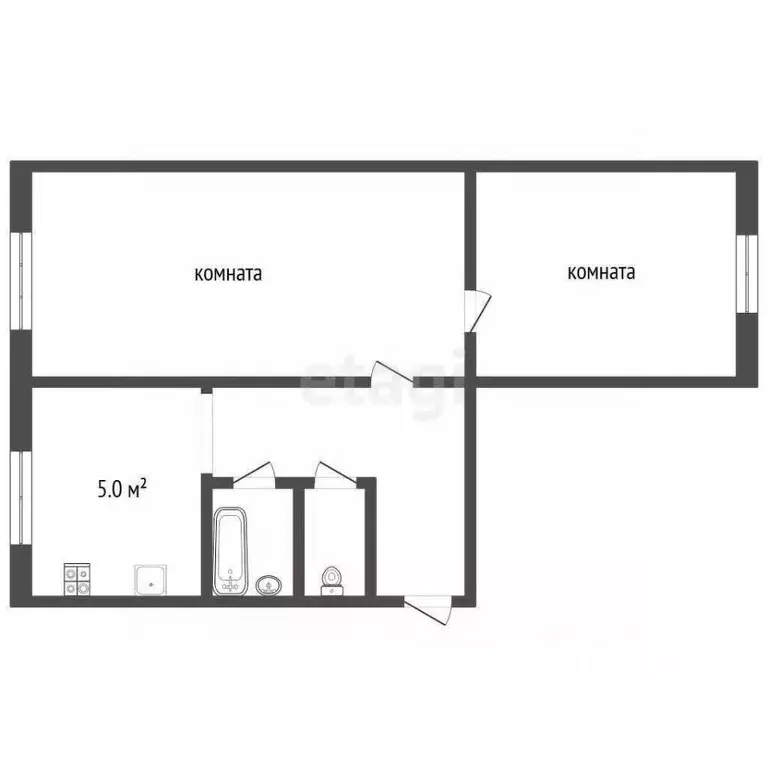 2-к кв. Нижегородская область, Навашино ул. Силикатный поселок, 15 ... - Фото 1