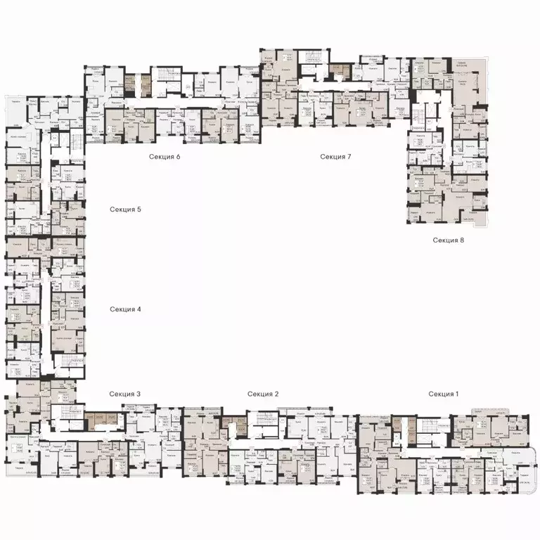 3-к кв. Ростовская область, Ростов-на-Дону Ривьера жилой квартал,  ... - Фото 2