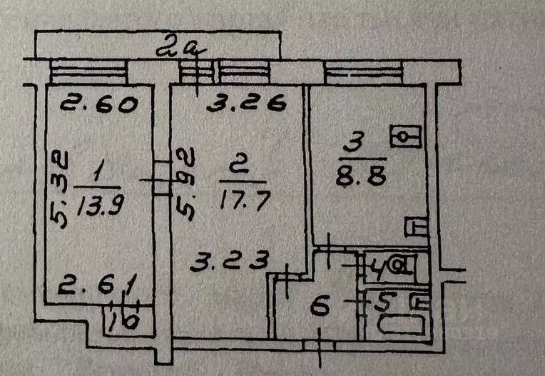 2-к кв. Москва Октябрьская ул., 37 (48.0 м) - Фото 0