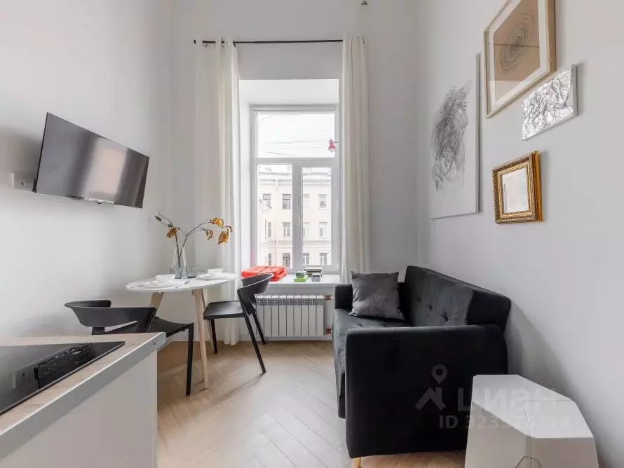 Студия Санкт-Петербург Гороховая ул., 46 (17.0 м) - Фото 1