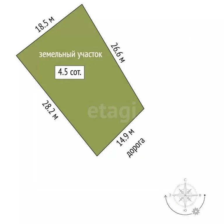 Участок в Севастополь Таврия садоводческое товарищество,  (4.5 сот.) - Фото 2