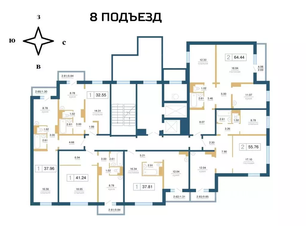 2-к кв. Красноярский край, Красноярск ул. Светлова, 42 (56.0 м) - Фото 1