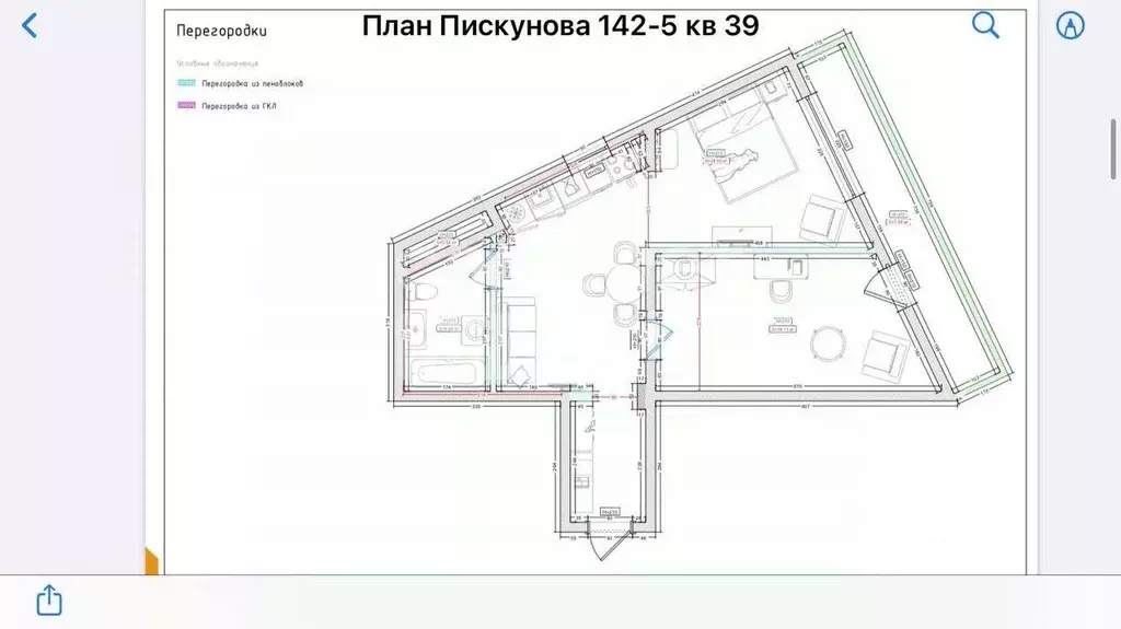 3-к кв. иркутская область, иркутск ул. пискунова, 142/5 (52.0 м) - Фото 1